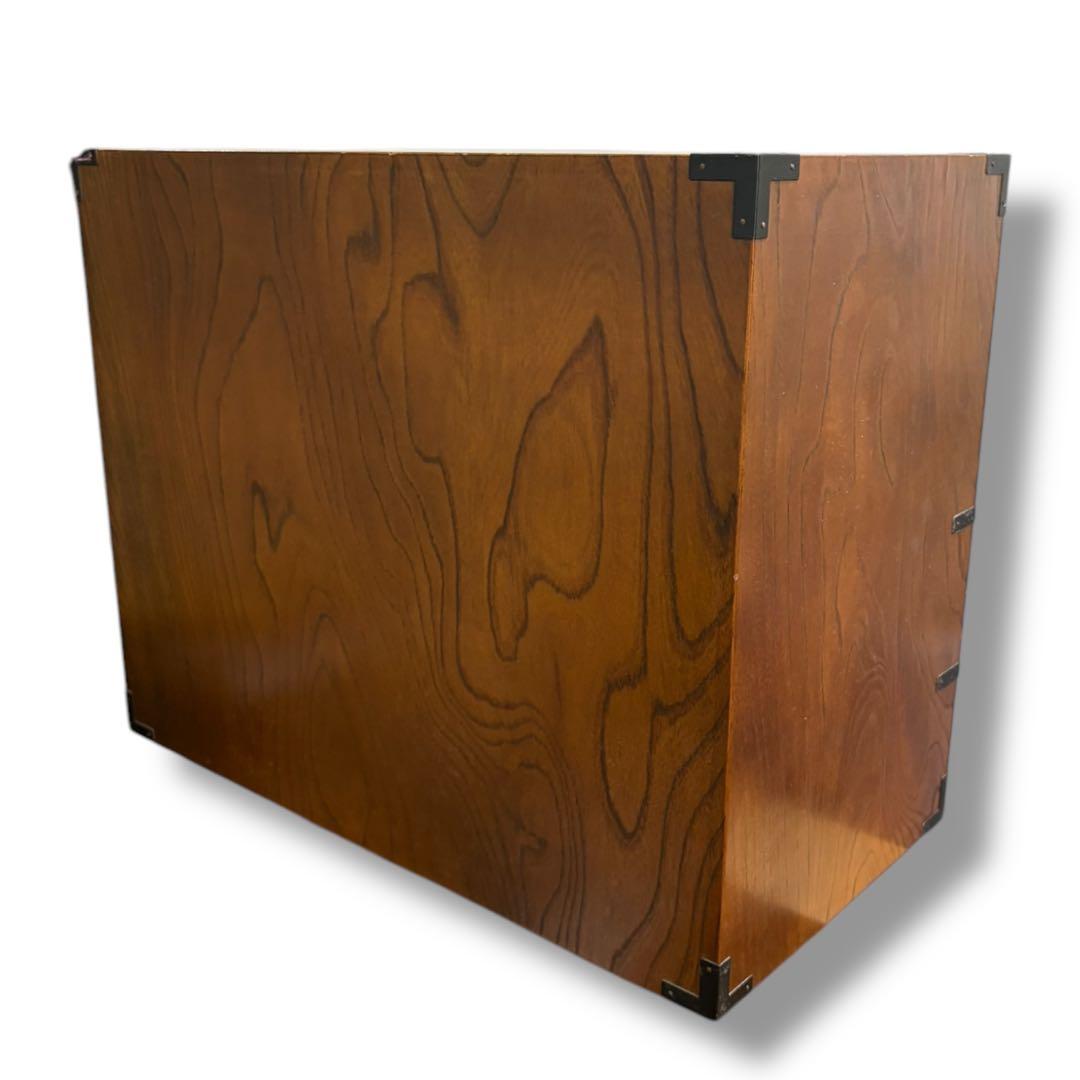 欅 ケヤキ 整理箪笥 箪笥 タンス たんす チェスト 時代箪笥 民藝 金具 気密