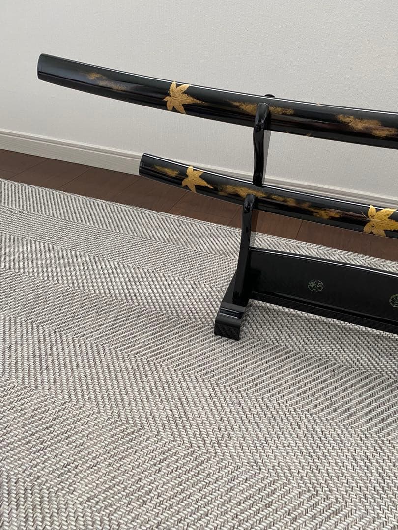 黒金装飾の刀 2本セット