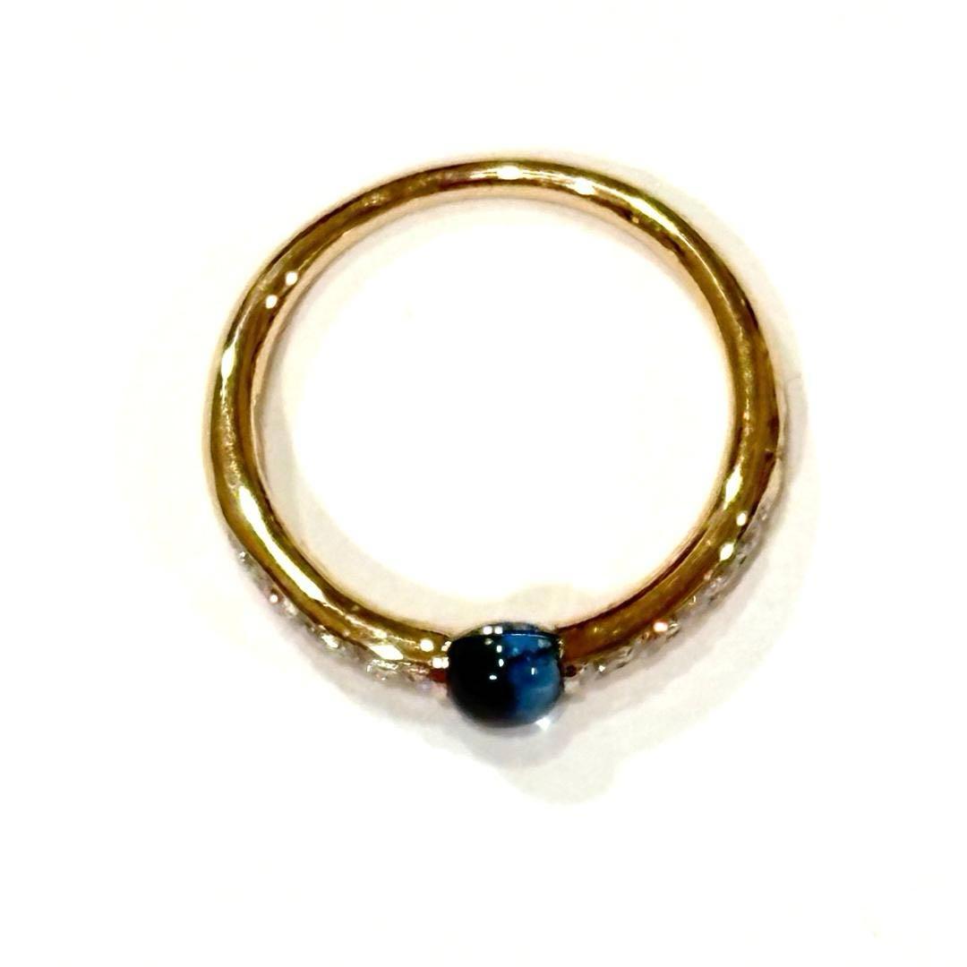 POMELLATO マーマノンマーマ #52 ブルートパーズ×ダイヤ 750