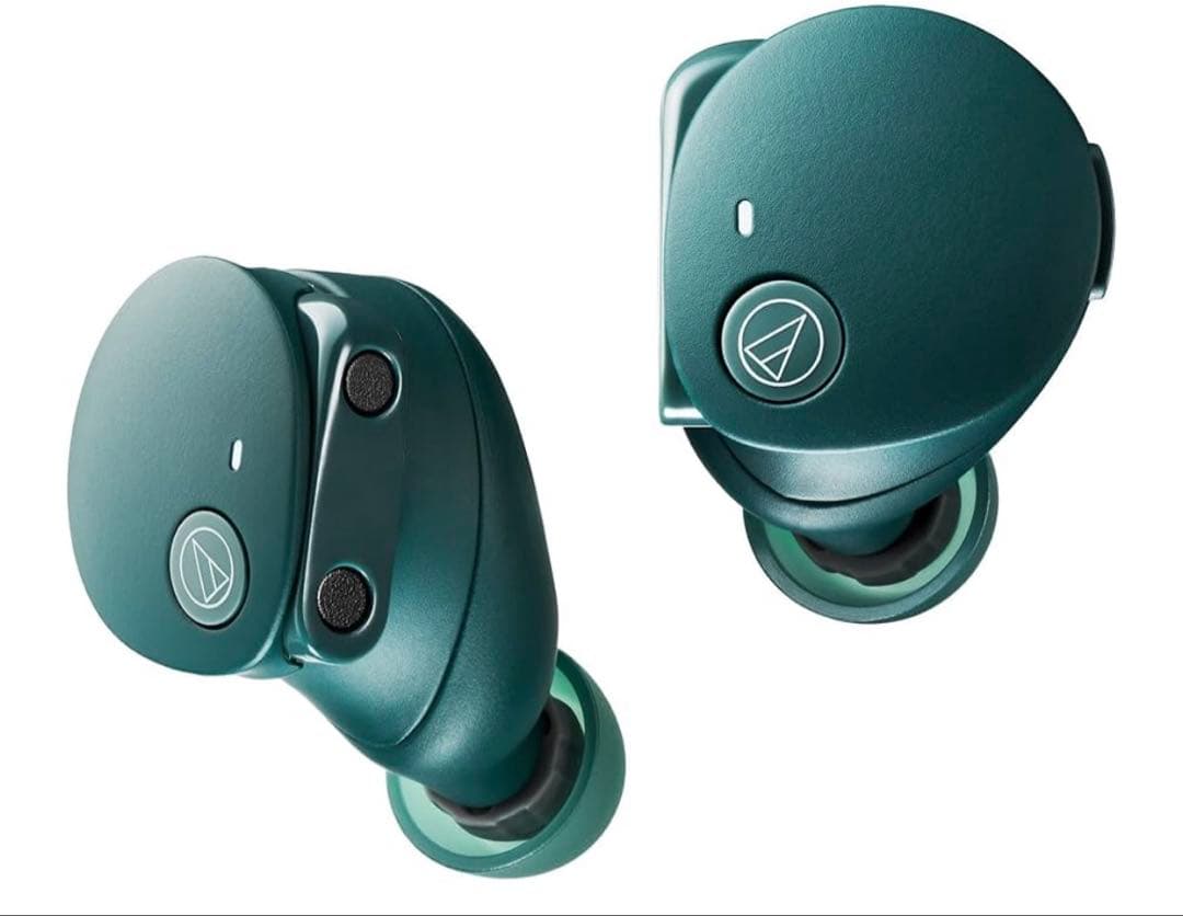 audio-technica CKS50TW2 ワイヤレスイヤホン　グリーン