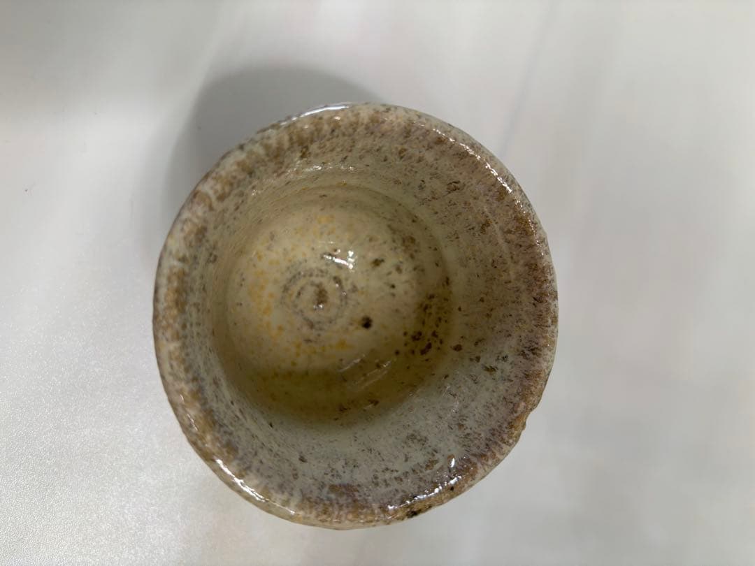 西岡小十　斑唐津　ぐい呑み