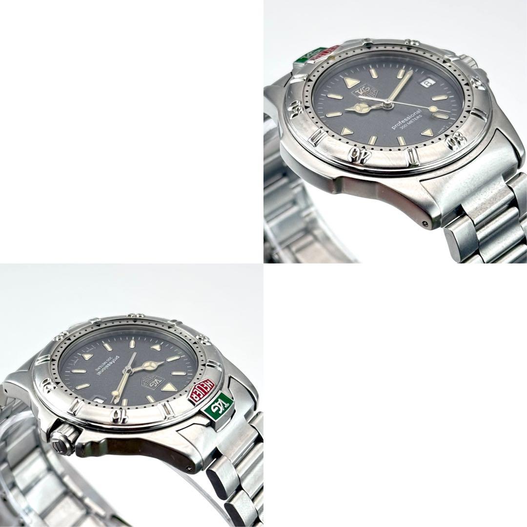 美品✨　タグホイヤー　プロフェッショナル　ブラック　WF1111 メンズ　デイト