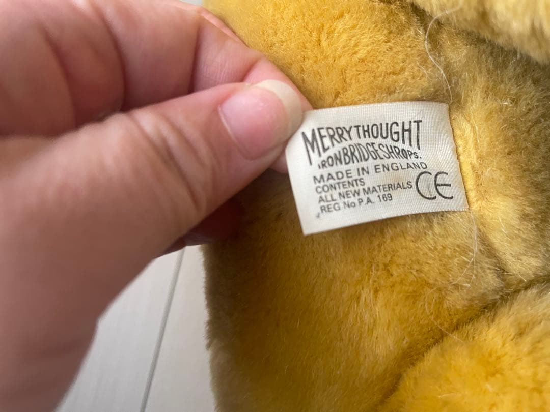 MERRYTHOUGHT メリーソート テディベア 英国製 ぬいぐるみ