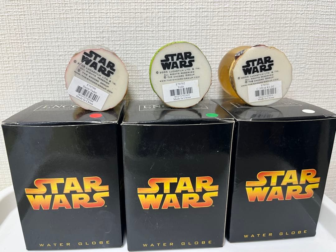 STAR WARS ウォーターグローブ 3個セット