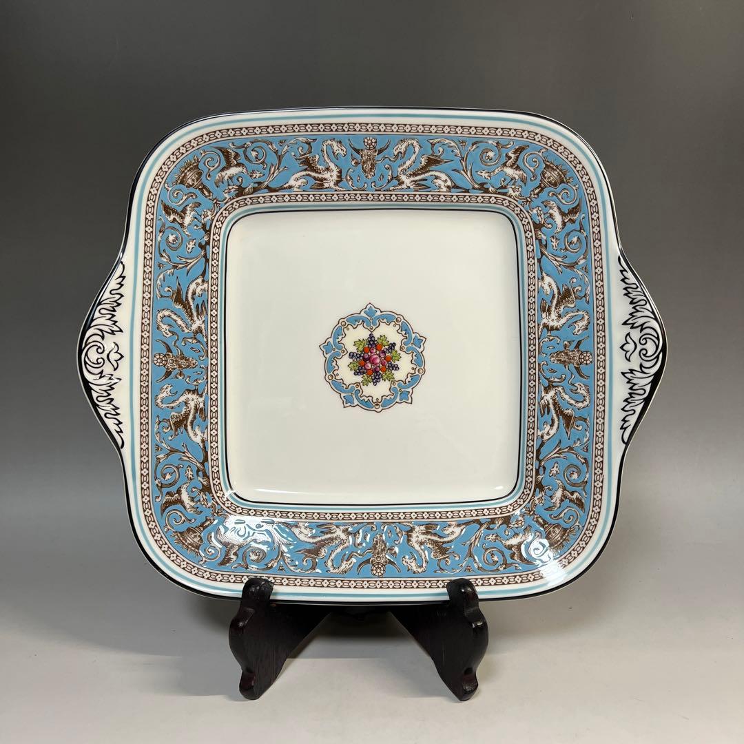 ウェッジウッド フロレンティーン ターコイズ ブレッド&バタープレート