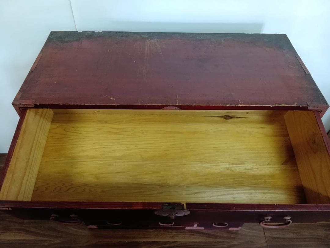 古家具　昭和レトロ　和箪笥　チェスト　アンティーク　5段