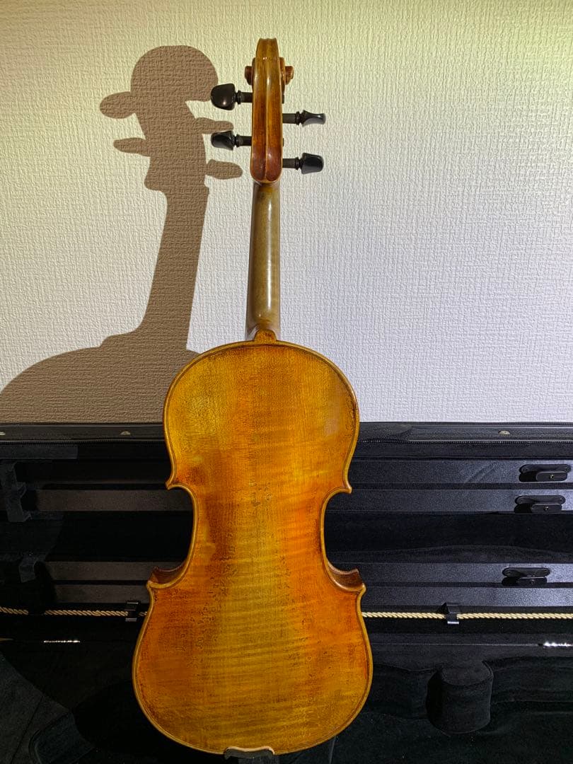 チェコ　工房製　4/4 バイオリン　裏板一枚板
