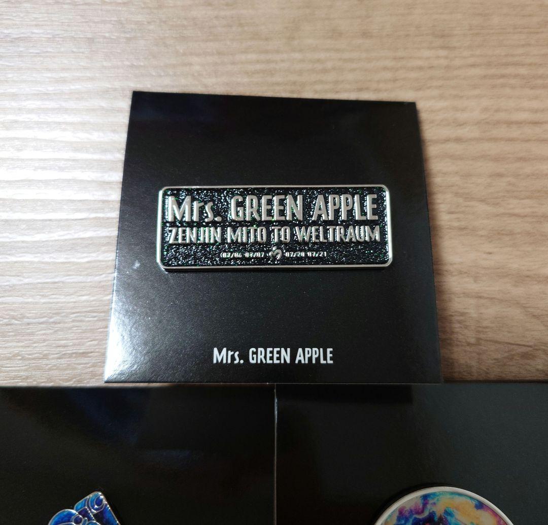 ゼンジン　ピンバッジ　Mrs. GREEN APPLE　ガチャ