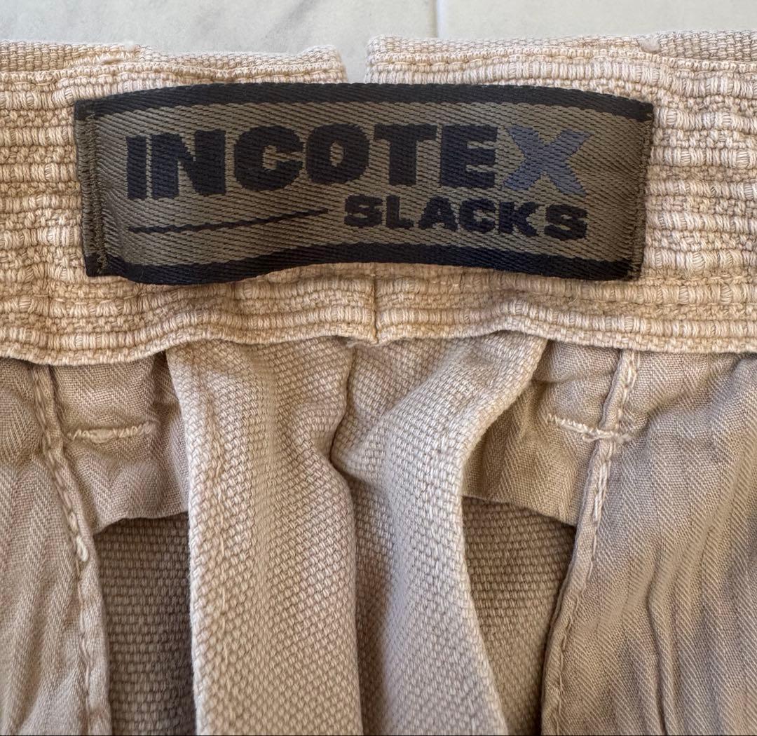 【新品未使用】INCOTEX(インコテックス) コットンパンツ 30