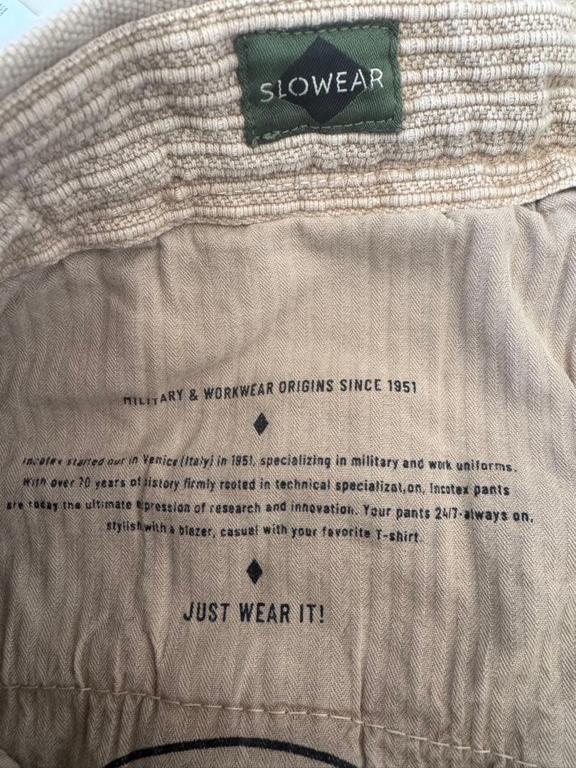 【新品未使用】INCOTEX(インコテックス) コットンパンツ 30