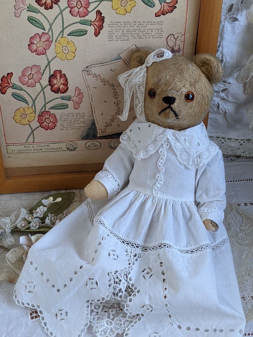 【m】アンティークベア　アンティークテディベア　ドイツ