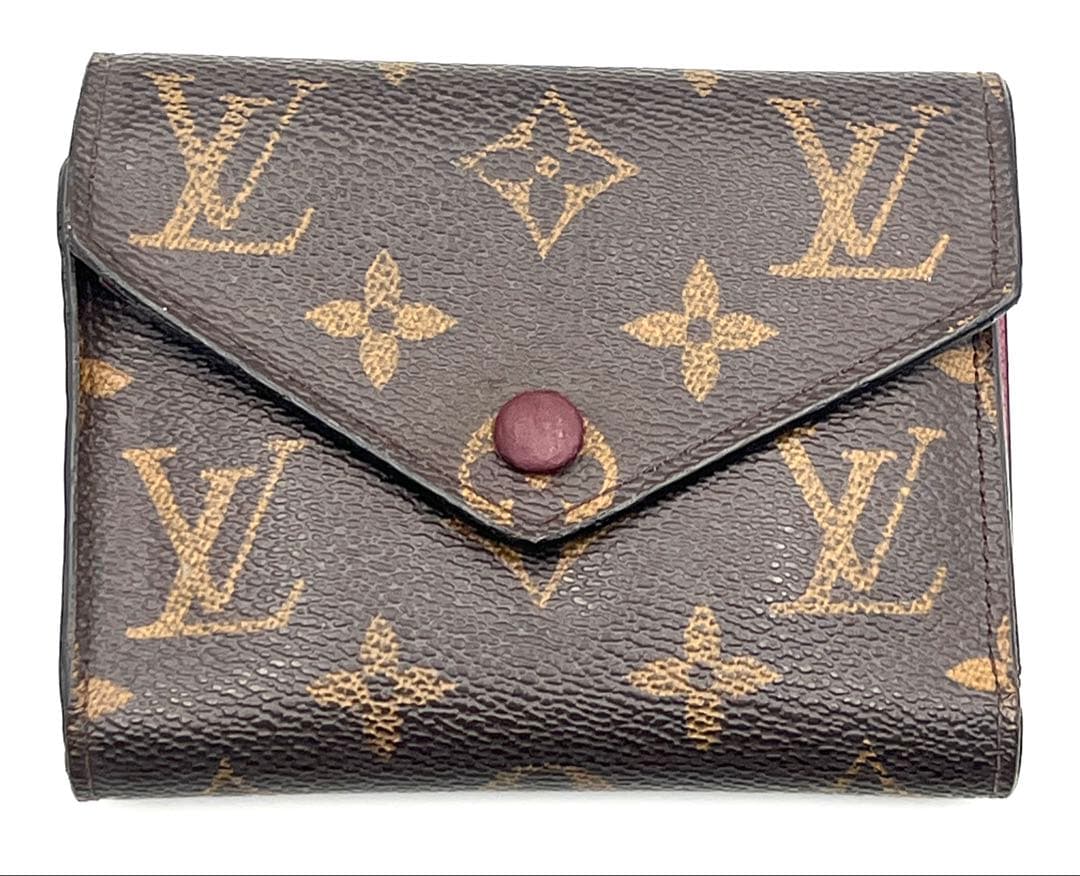 LOUIS VUITTON モノグラム ポルトフォイユヴィクトリーヌ レザー
