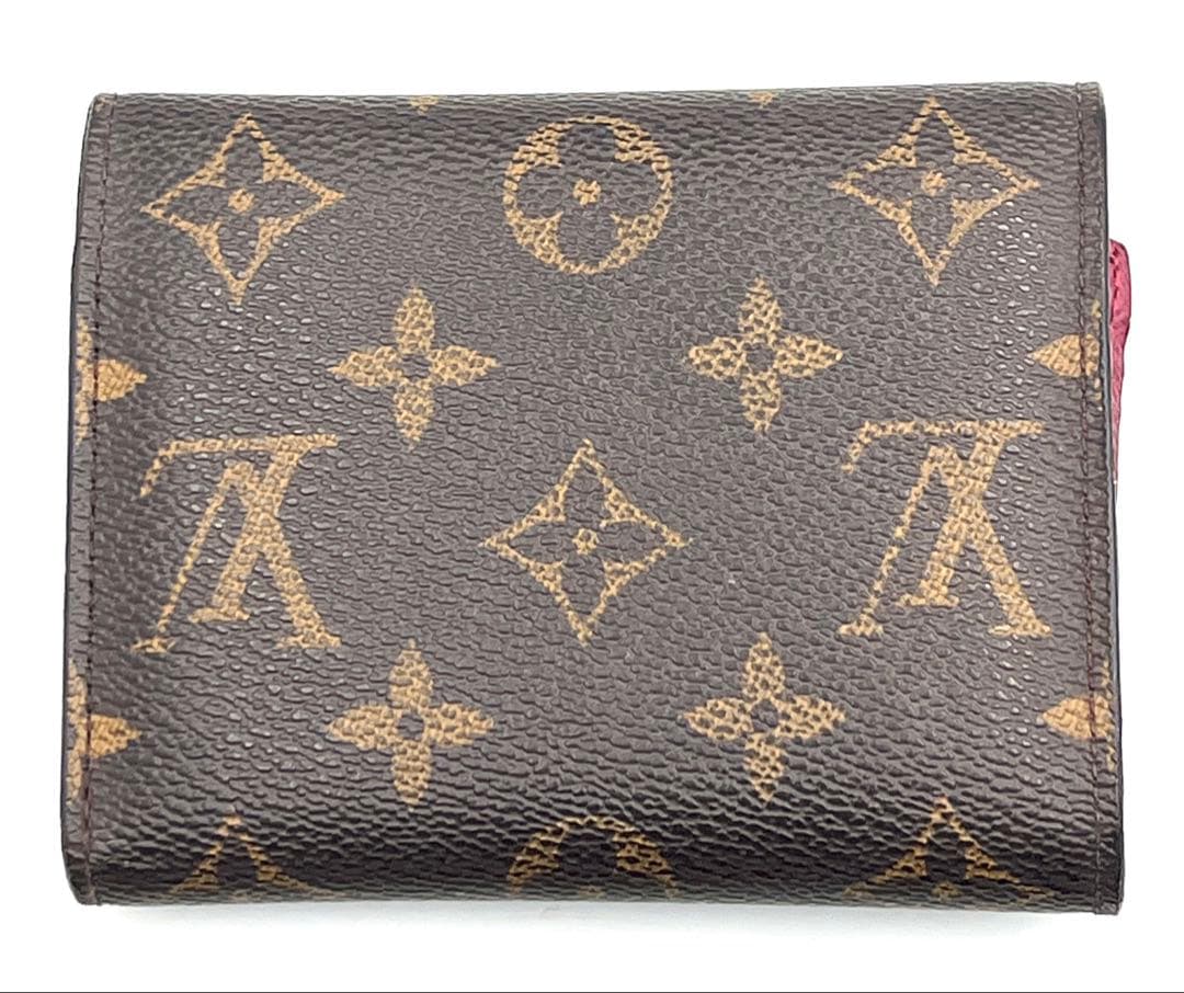 LOUIS VUITTON モノグラム ポルトフォイユヴィクトリーヌ レザー