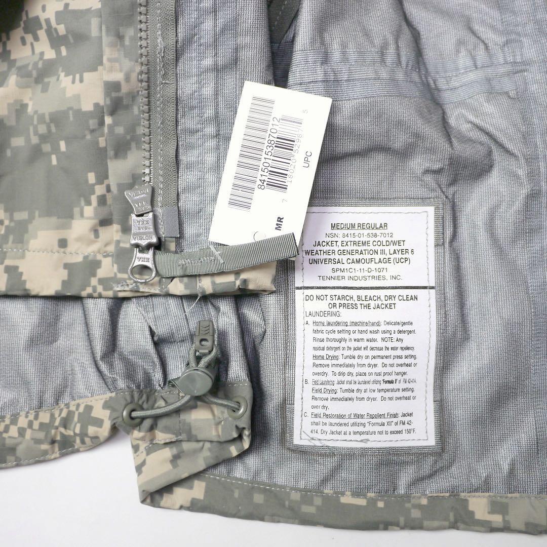 デッド？ECWCS米軍ミリタリー レイン ジャケット パーカーM軍物デジカモ迷彩
