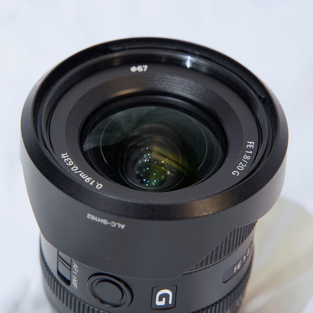 Sony FE 20mm F1.8 G 純正　フルサイズ用 Gレンズ