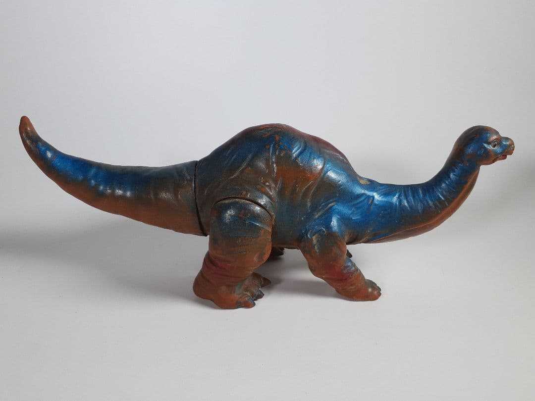 ブルマァク　ディプロドクス　怪獣ソフビ　恐竜100万年　円谷プロ　当時物