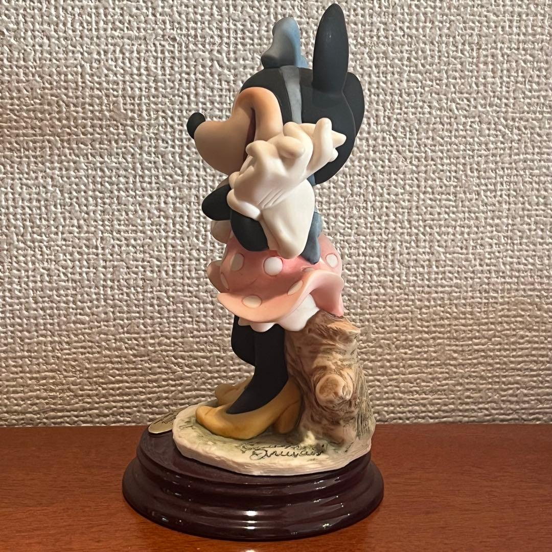 ジョゼッペアルマーニ　美品　ミニーマウス　ディズニー　陶器　人形　フィギュリン