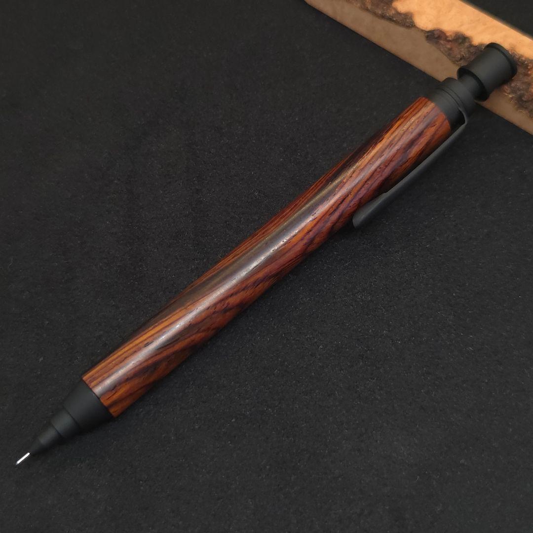 No.06ハンドメイド製図用シャープペンMDS1木軸ココボロ