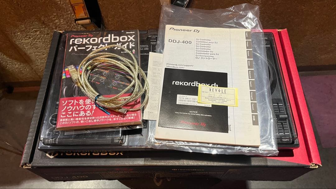 パイオニア DDJ-400 取説、ライセンスキー等有り。