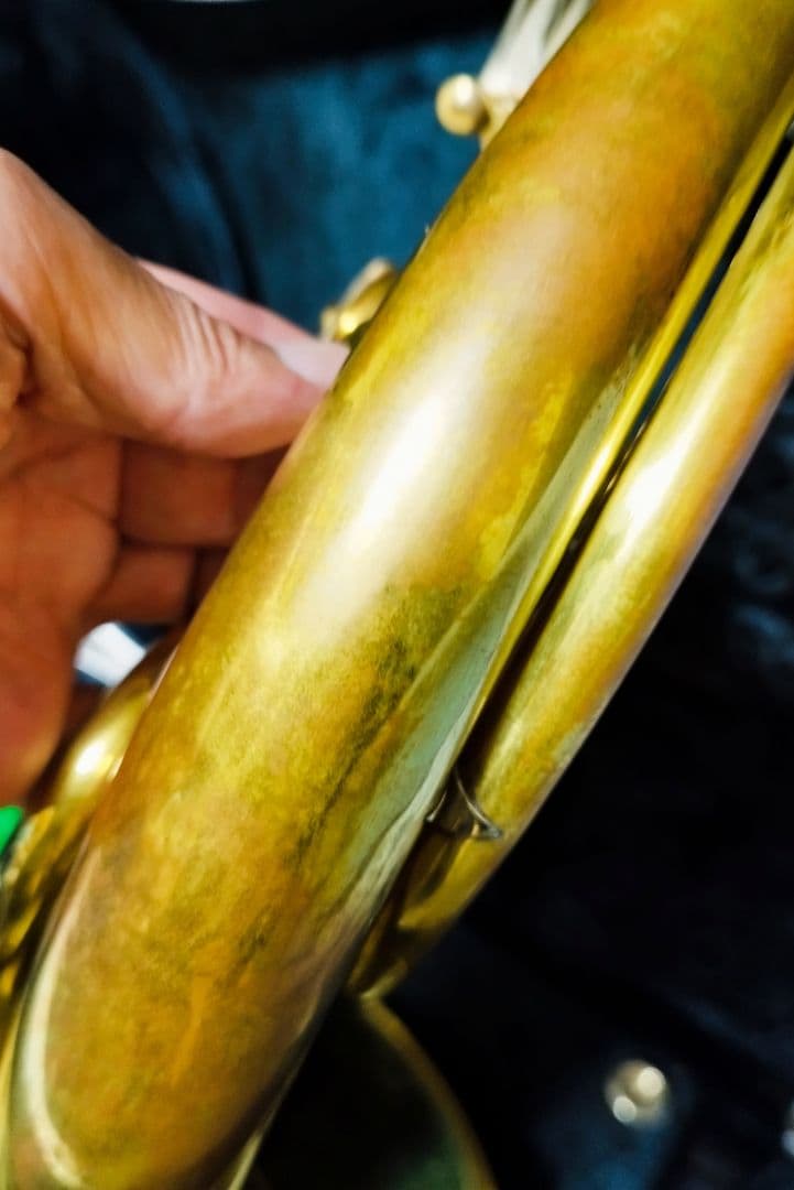 B♭シングルホルン （ゲシュトップ管付き）旧東独製 ヴィンテージ♪