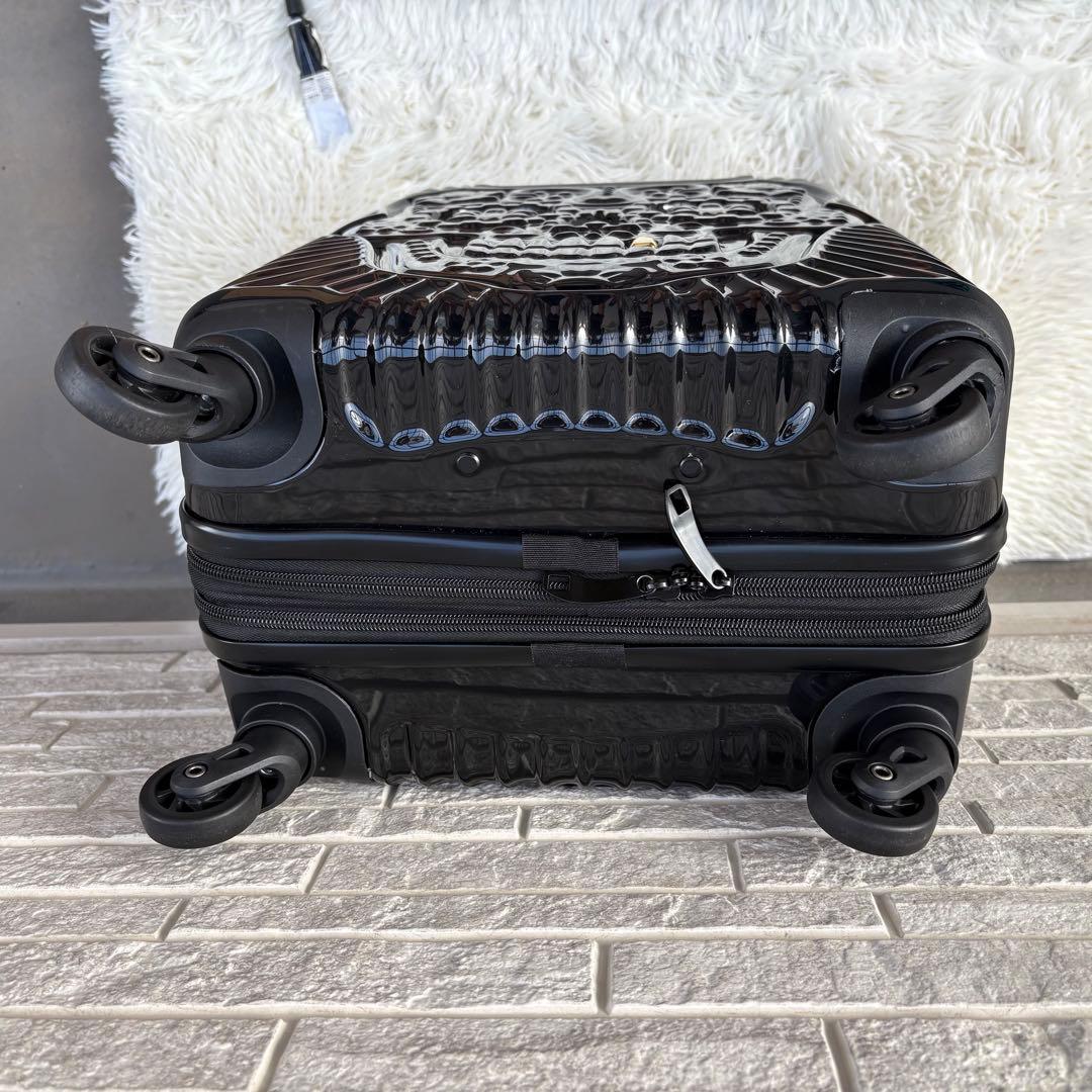 siffrer スカルデザイン キャリーケース 機内持ち込み 拡張ファスナー付