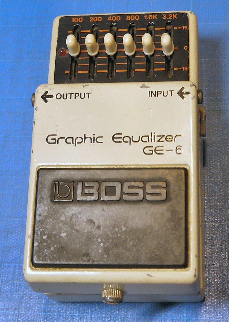 BOSS GE-6 グラフィック イコライザー　made in JAPAN