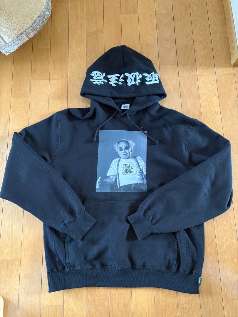 ブラックアイパッチ　パーカー　黒　L