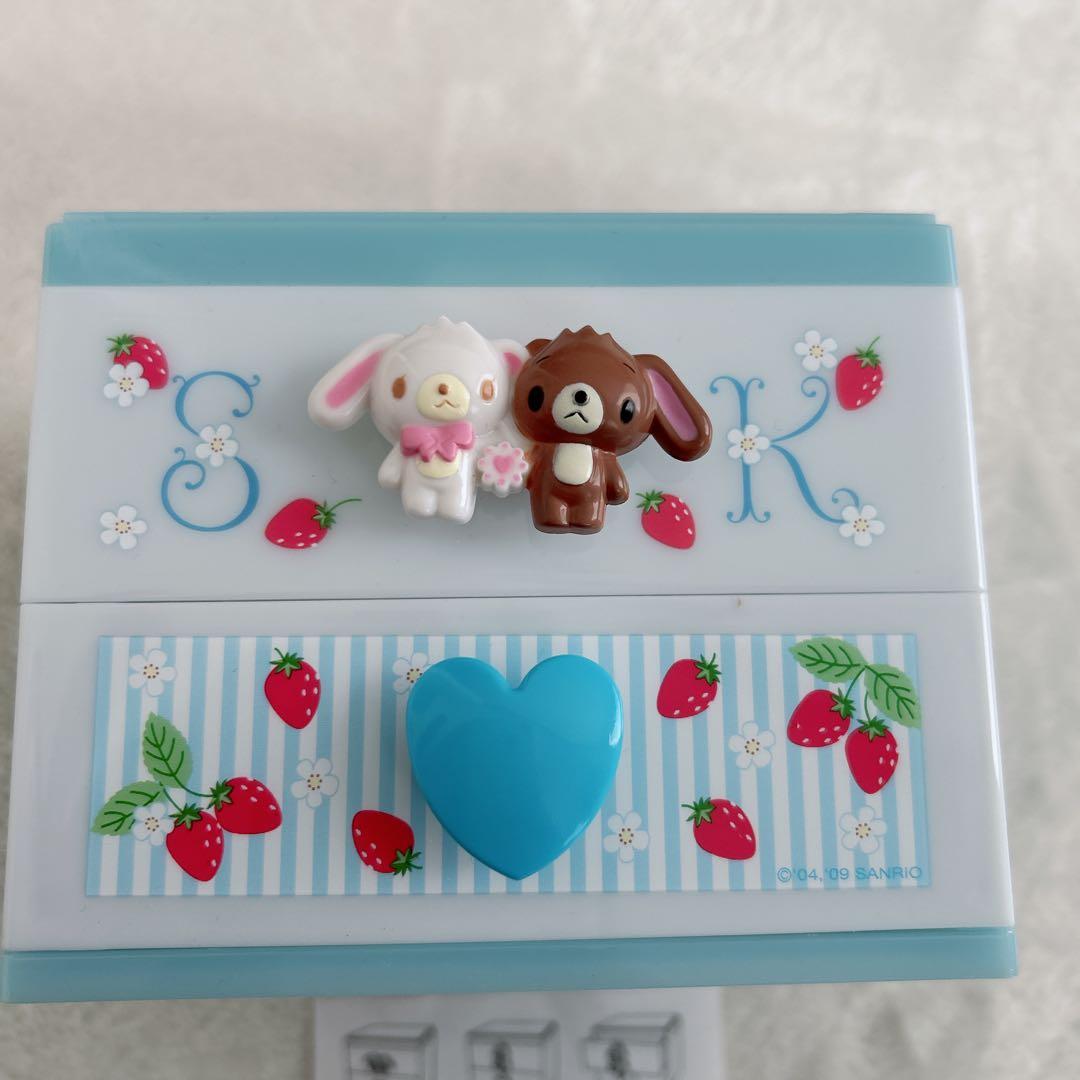 【希少】サンリオ　シュガーバニーズ　小物入れ　2段引き出し　平成　レトロ