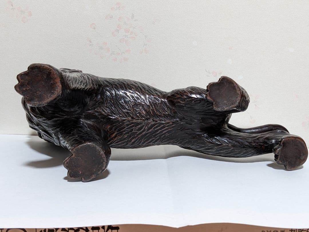 ♦風水獅子 ライオン置物 富 金運 財運 縁起物飾り 国内作家作品 古美術骨董品