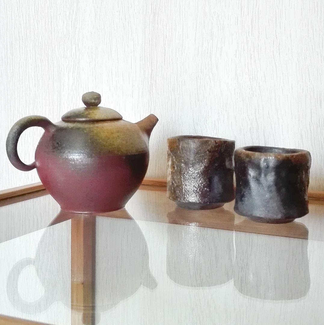 台湾茶器 莉縈さん 柴燒壺★茶壺 作家物 茶壷急須 ティーポットシノワズリ中国茶