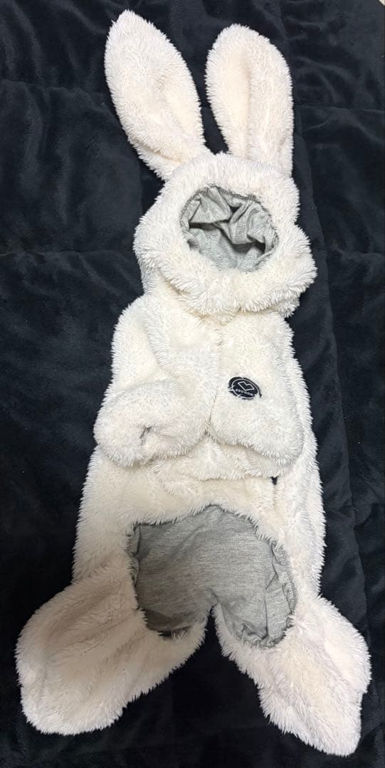 SSOOOK ボアラビットカバーオール SM