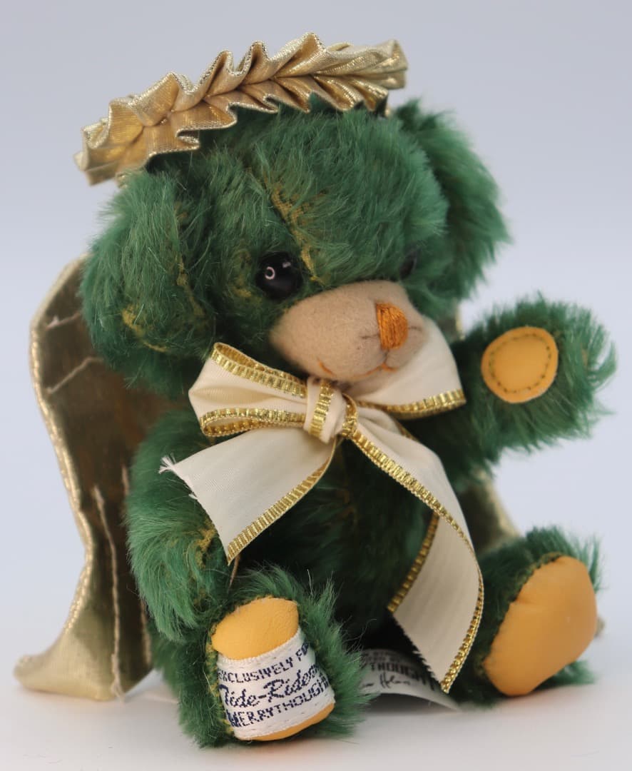 MerryThought 限定版 天使のクマ 緑