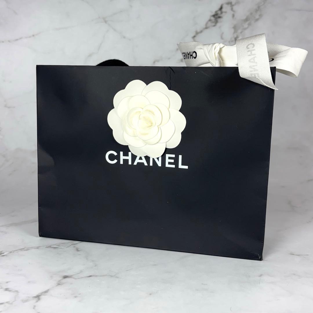 CHANEL シャネル 3つ折り 財布 マトラッセ ブラック