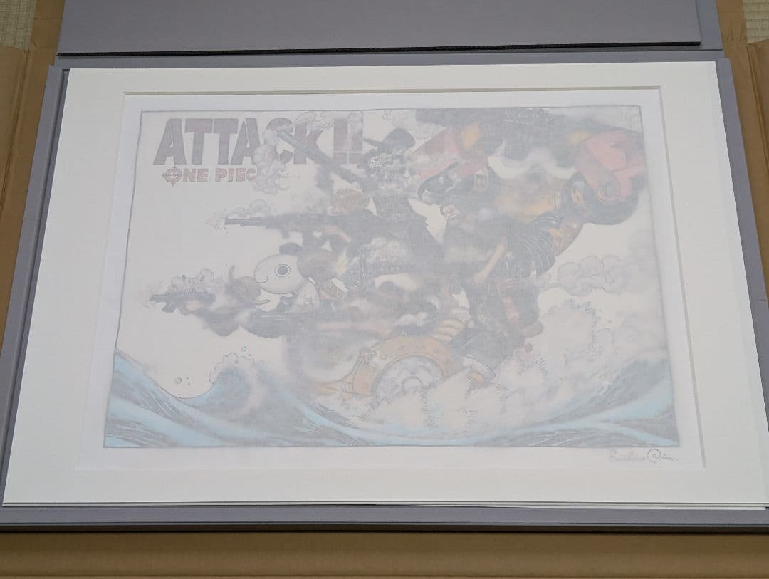 集英社 マンガアート ワンピース ATTACK!! 複製原画 NFT 抽選品
