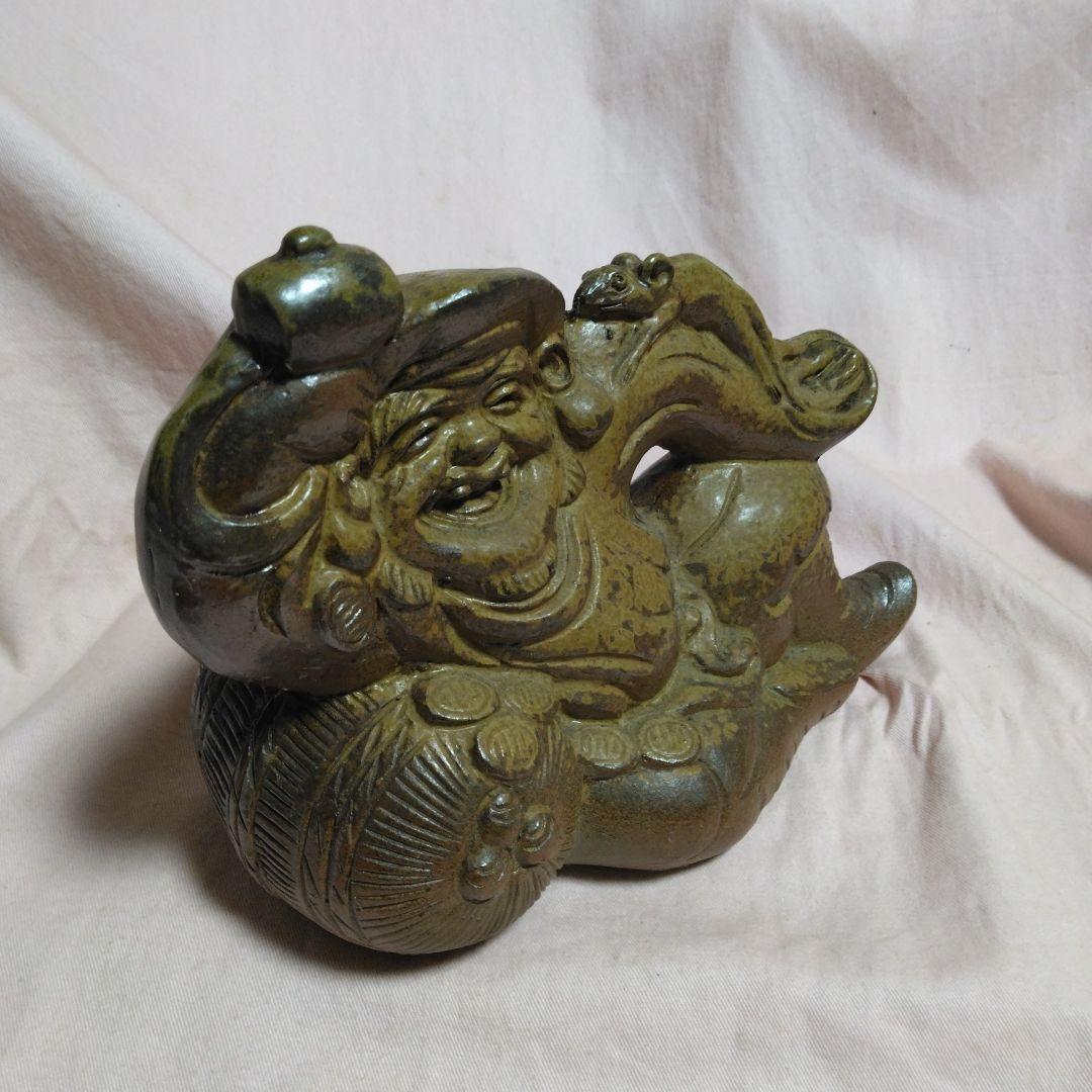 備前焼　木南知加選作　大黒天