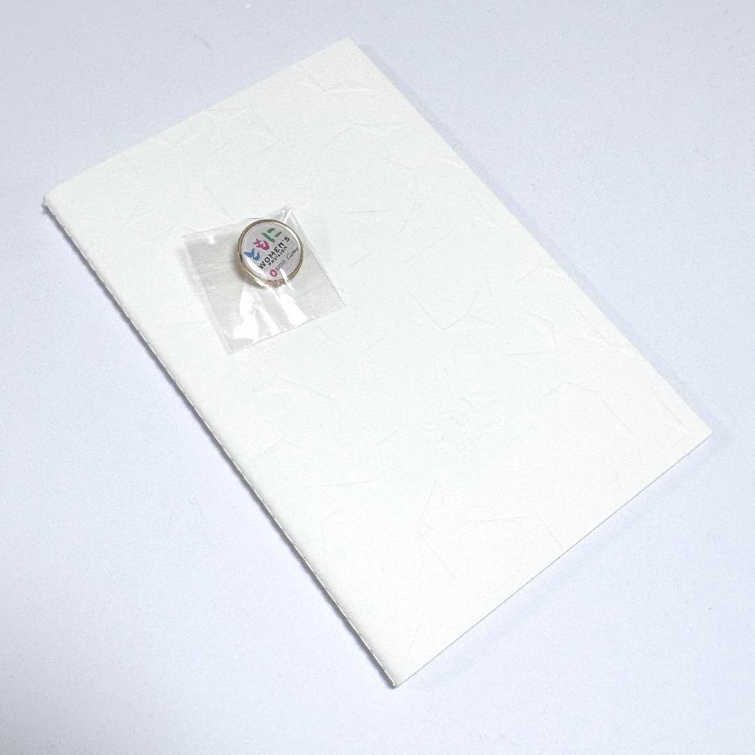 【万博】希少 ウーマンズパビリオン カルティエ ピンバッジ ノート 非売品 限定