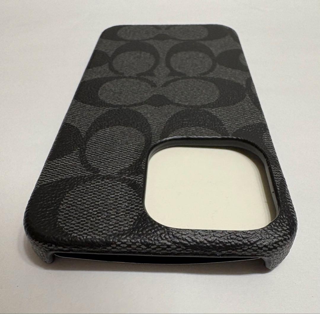 COACH iPhone13pro対応 ケース C8023 GRAPHITE