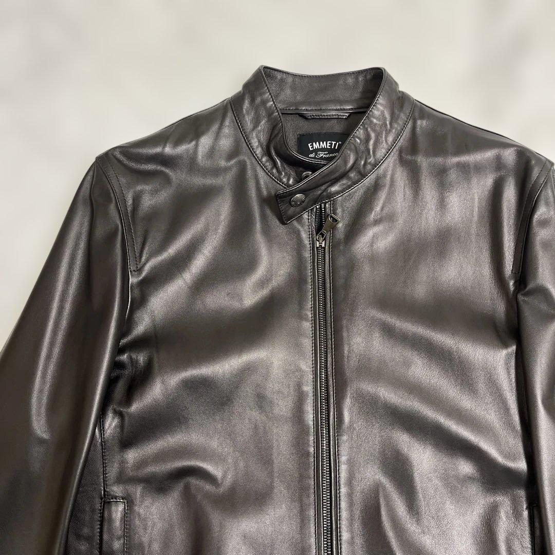 Emmeti エンメティ JURI beams別注 ライダース ブラック 46