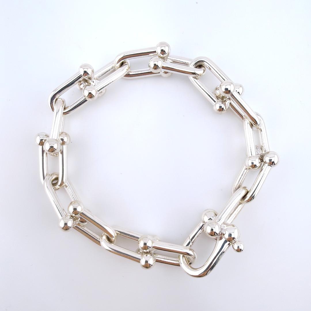 ティファニー ハードウェア ラージリンク 16コマ ブレスレット 2コマ足し