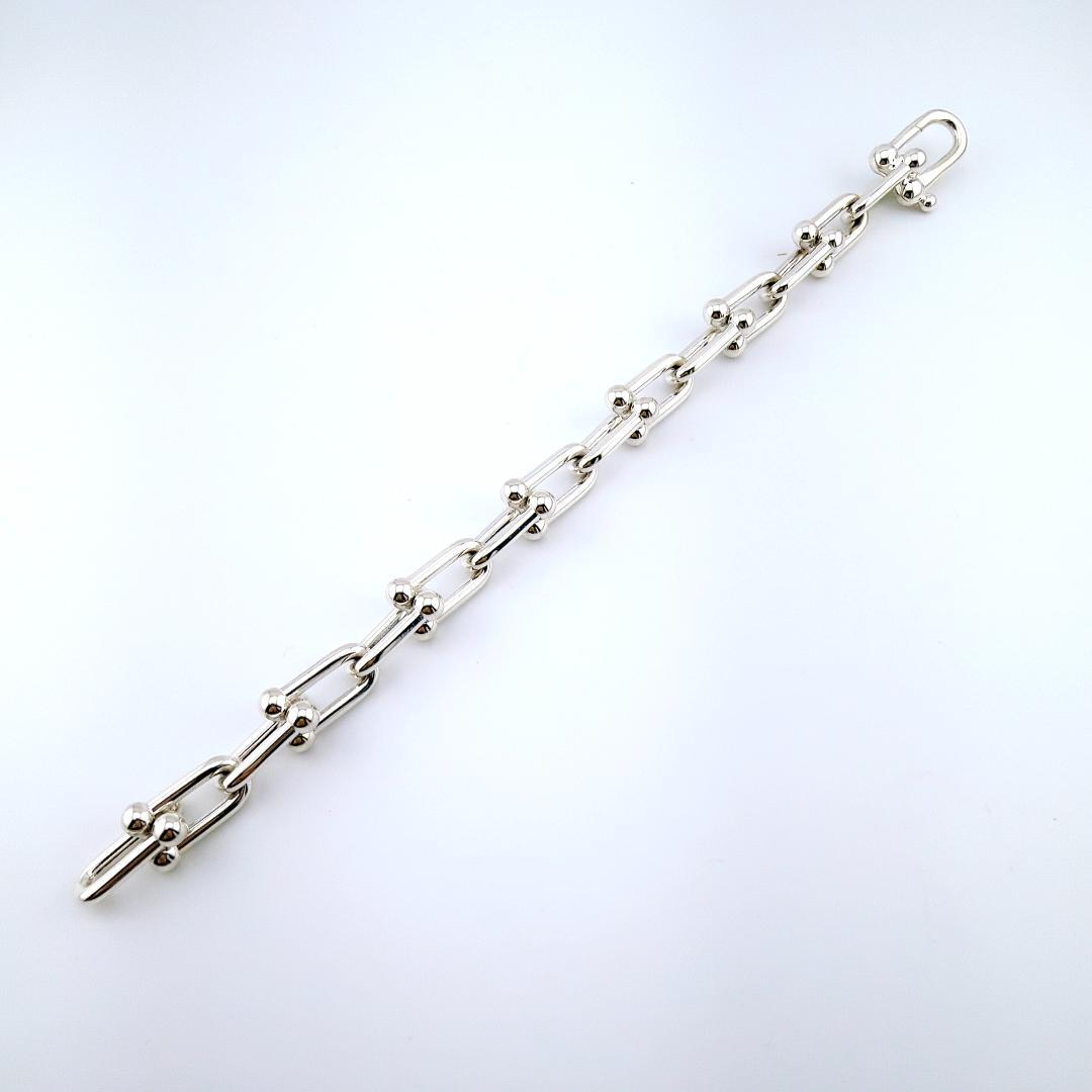 ティファニー ハードウェア ラージリンク 16コマ ブレスレット 2コマ足し