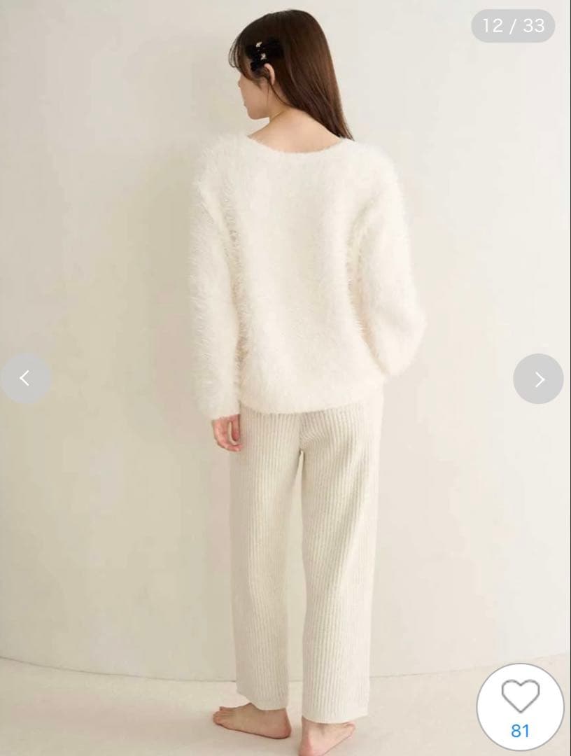 新品未使用 SNIDELシャギーセットアップ完売品 IVR