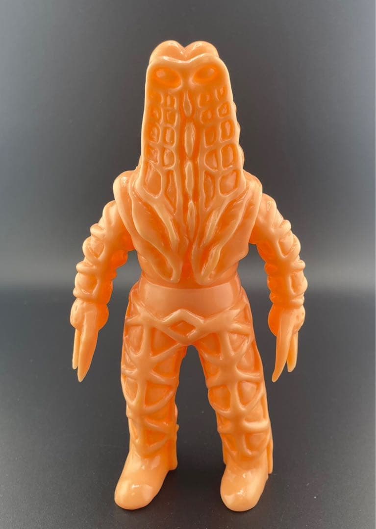 【中古品】　ゴドラ星人　未鮮色　ブルマァク　円谷プロ　怪獣　ソフビ　フィギュア