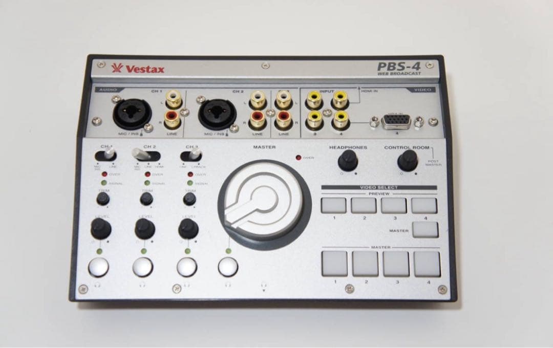 Vestax ライブ配信向け オーディオインターフェイス PBS-4