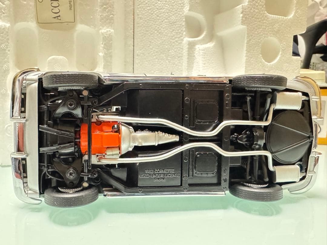 フランクリンミント 1/24 1963 コルベット 赤内装 ダイキャスト