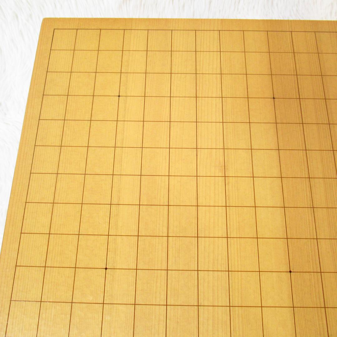 高級 本榧 碁盤 囲碁盤 柾目 ハギ盤 5枚継 厚さ8.6cm 2寸8分 脚付き