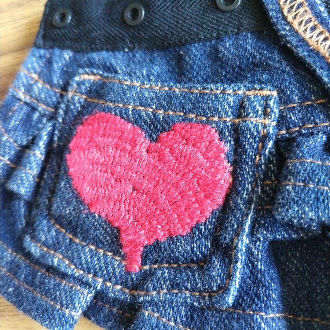 アズノウアズデワン　ハートデニムスカート