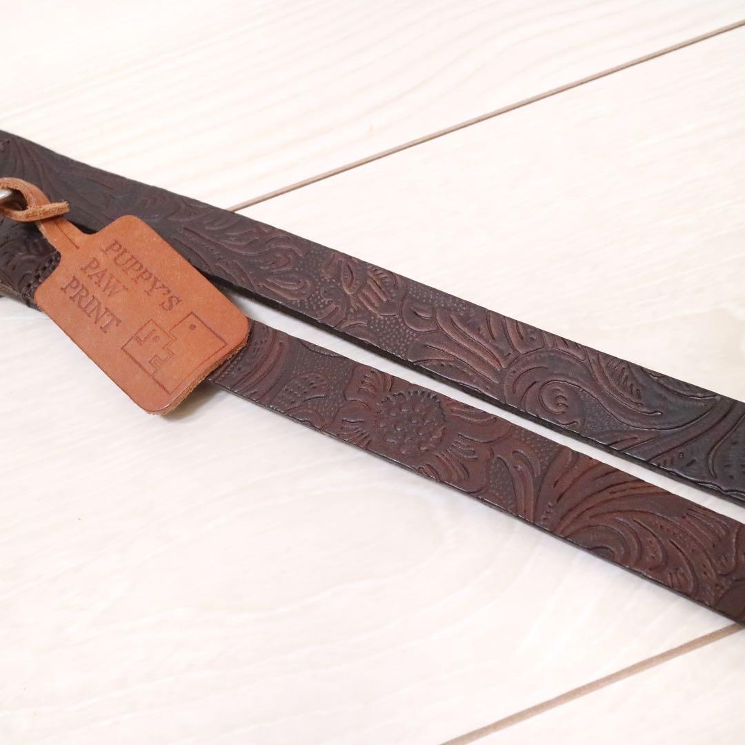 regent belt company カービング リード 首輪 革 本革 犬具