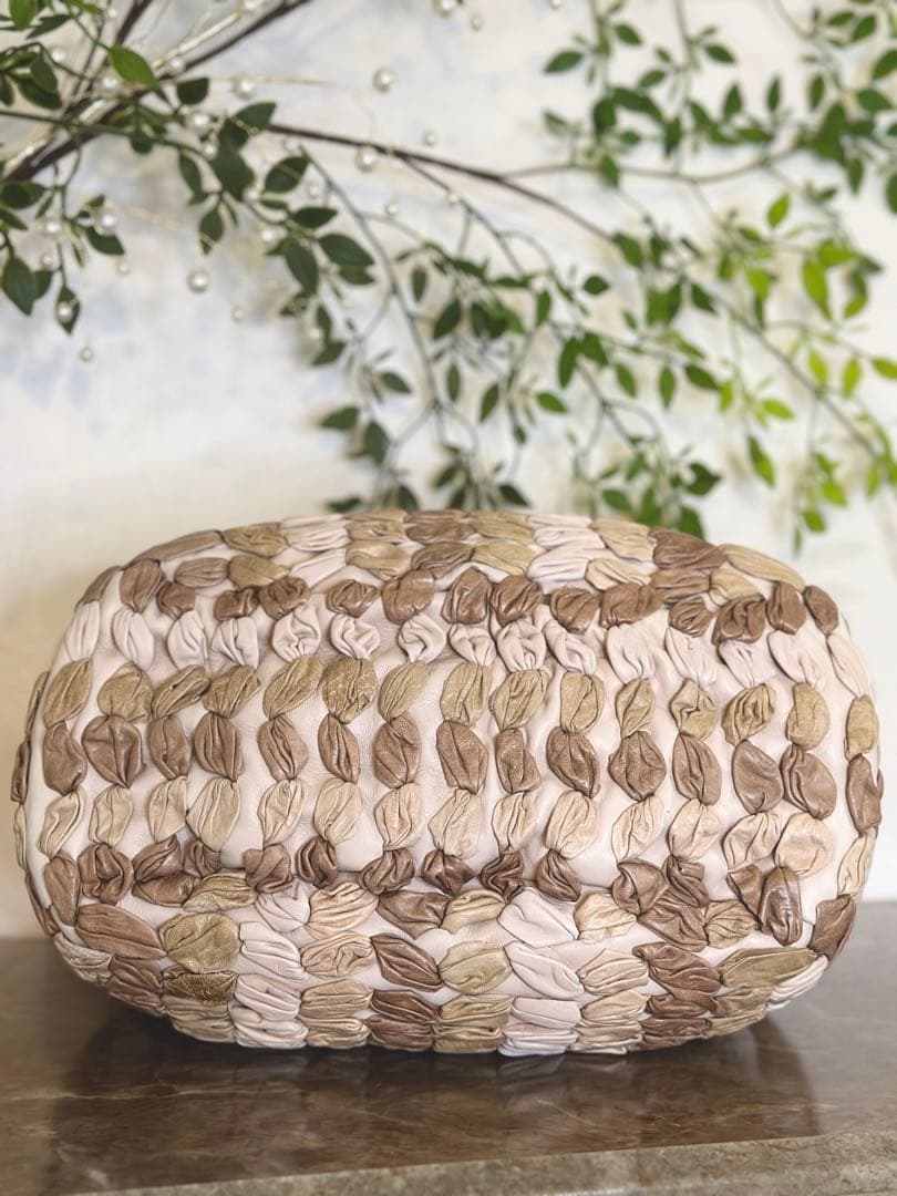 miumiu マトラッセ 2way バッグ カゴバッグ 本革ショルダーバッグ