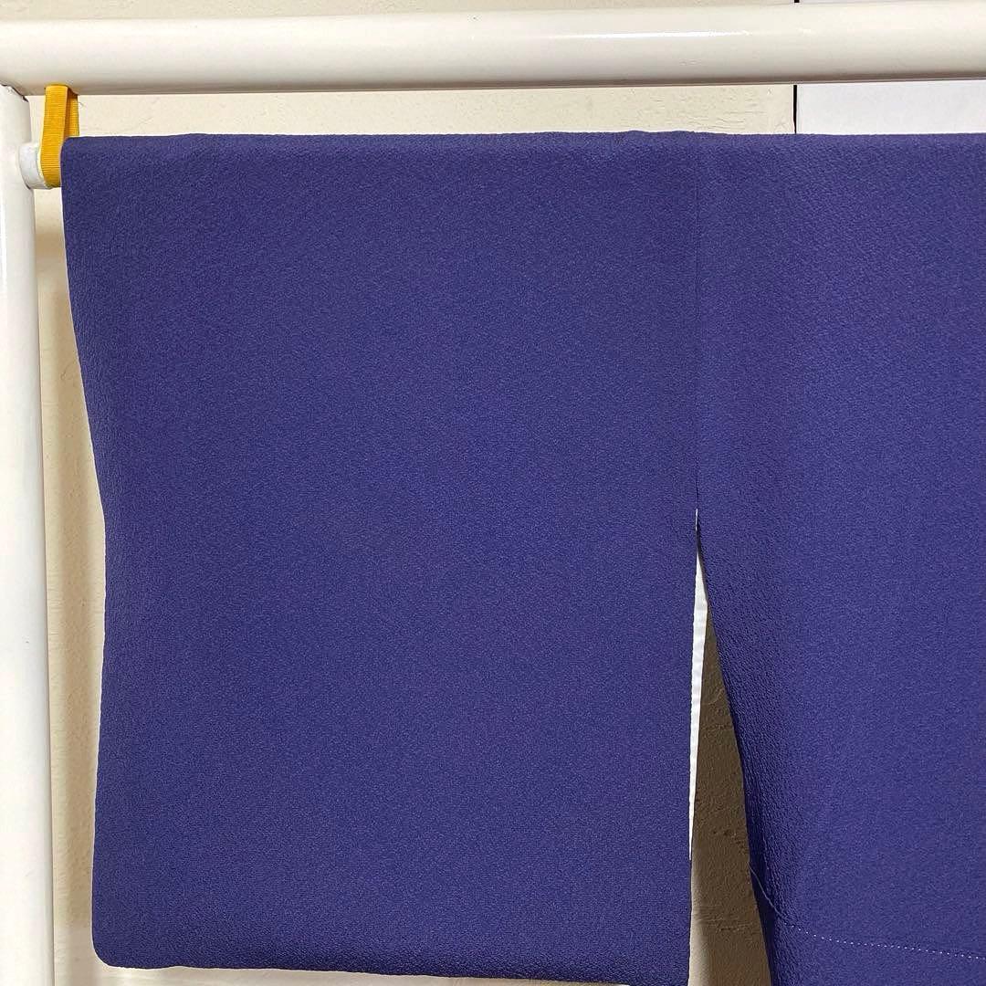 着物-辻が花着物122桐屋翠山工房本格辻が花深藍紫に幻想のぼかし絞りやまと誂製