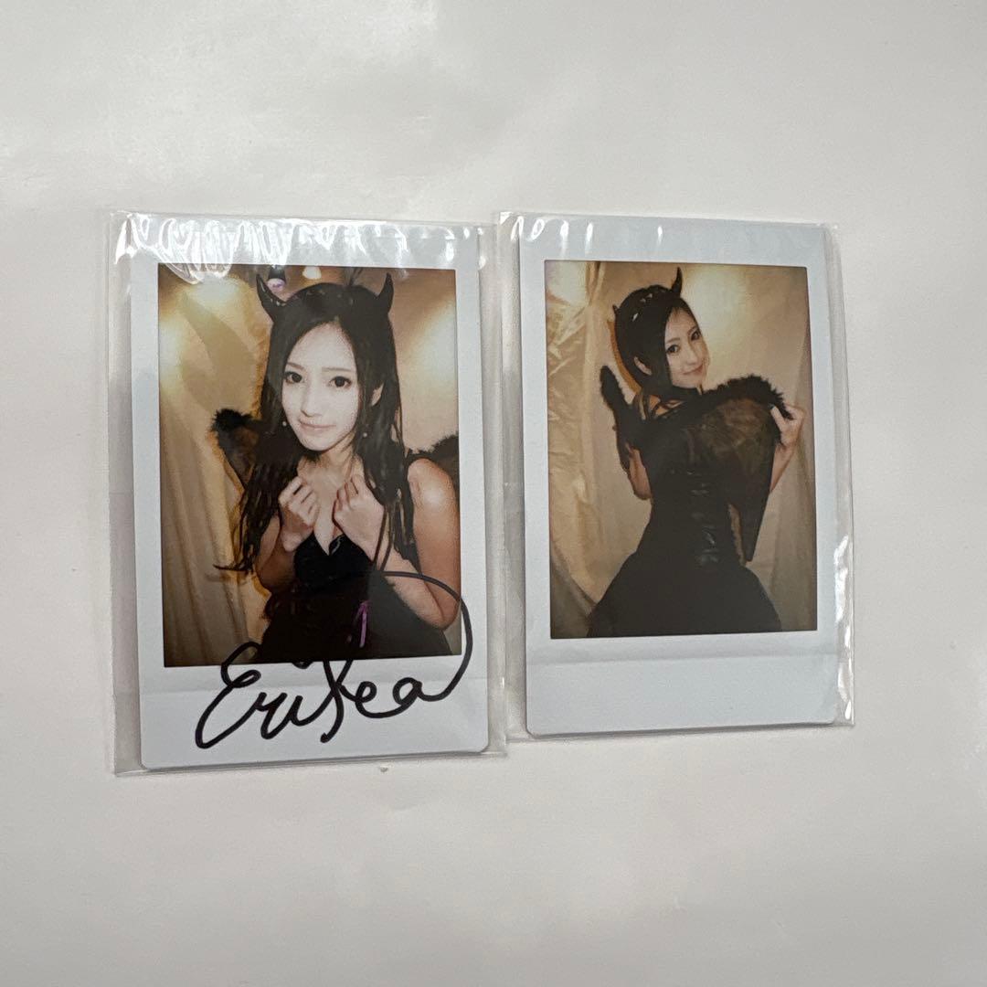 イベント入手品　希少　桃谷エリカ　直筆サインチェキ　2枚